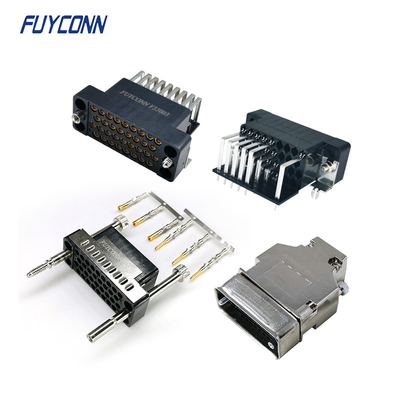 ângulo direito do conector de 34pin V.35, conector V35 de friso fêmea/masculino do PWB