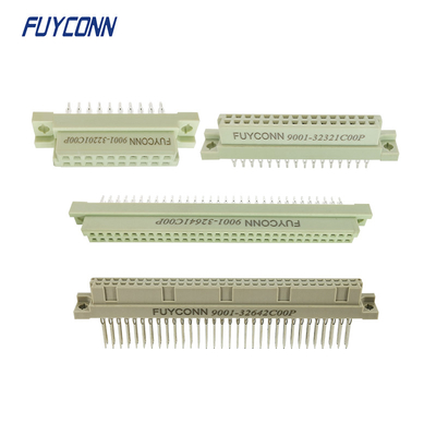 2 fileiras pressionam Pin Eurocard Connector, conector DIN41612 fêmea de 20pin 32pin 64pin