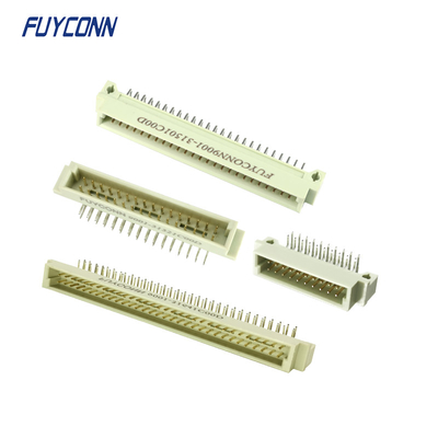 2 homem Eurocard do PWB do ângulo direito do conector 20pin 32pin 50pin 64pin do Euro DIN41612 das fileiras