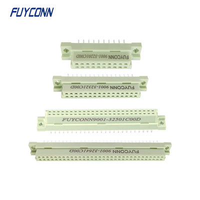 2 conector reto fêmea 20pin 32pin 50pin 64pin do PWB DIN41612 Eurocard das fileiras