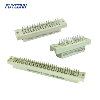 3 fileiras conector fêmea reto, conector 30pin 48pin 96pin do estilo do Euro