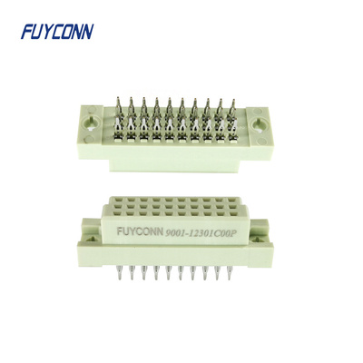 Fileiras fêmeas 3x10pin 20pin 30pin do conector 3 de Eurocard do pino de Solderless