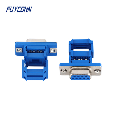 o conector SECUNDÁRIO fêmea de friso ROHS do cabo de fita D de 9pin IDC certificou