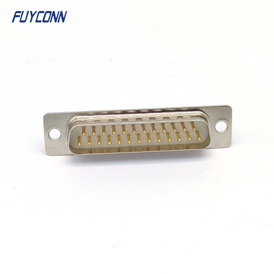 Conector masculino 9 do DB do Pin da máquina do copo da solda posição 15 25 37 com contatos redondos