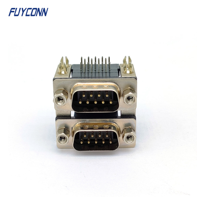 Homem ao conector SECUNDÁRIO do homem D, 9/15/25/37 conectores de Pin Twins D-SUB