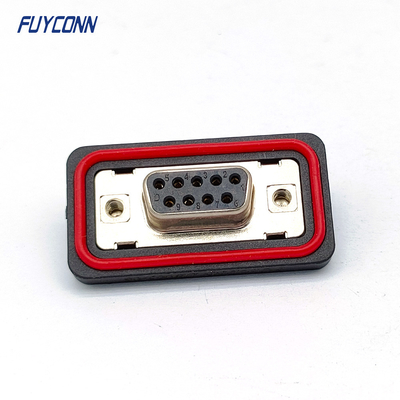 Conectores impermeáveis de D-SUB, conector fêmea do DB da solda de 9P 15P 25P 37P