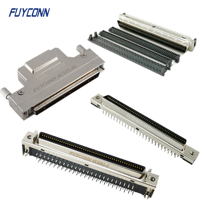 100 pin SCSI MDR Connector PCB Solder Cup IDC Crimp 1,27mm