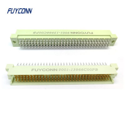 Conector masculino sem solda DIN41612 3 linhas 96 pin Press Pin Tipo de PCB