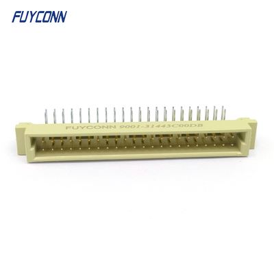 44pin DIN41612 conector PCB ângulo direito 2 linhas macho 2*22pin 44P série 9001