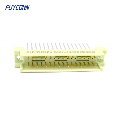 PCB recto 3 linhas 32 pines macho DIN 41612 conector 2 * 16P 32P 13mm 41612 conector