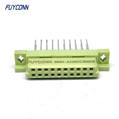 13 mm DIN41612 Conector 2 linhas 20Pin terminais verticais Conector Eurocard feminino