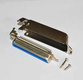Os pares DDK Centronic fêmea de 90 graus 25 soldam o conector 50pin invertido com capa de Matel