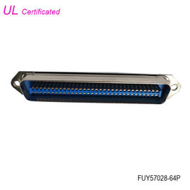64 conector macho da solda de Pin Centronics Connector 32pairs