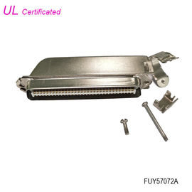 32 64 pares do conector de friso de Pin Centronics Connector Male IDC com alojamento do metal de 45 graus