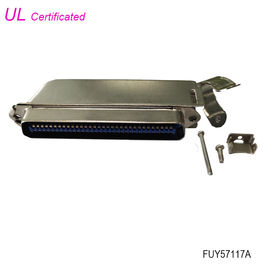Homem 64 Pin Centronics Connector de Amphenol 32 pares do conector de friso de IDC com capa do metal
