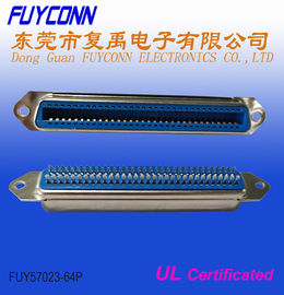 64 Pin Female Centronics Connector 32 pares soldam o tipo