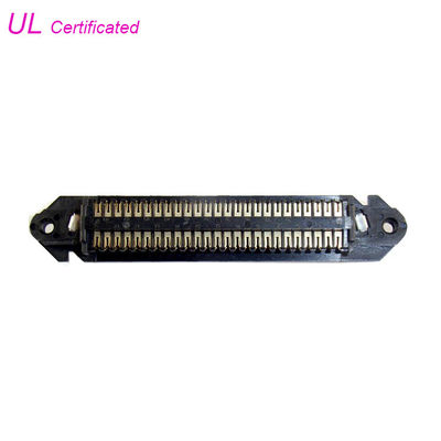 Conector do Centronics do Pin da fêmea 50 de IDC com o UL habilitado da mola