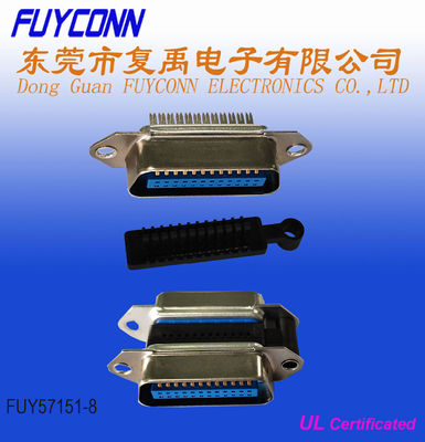 Tipo de friso Centronics masculino do conector IEEE488 IDC de GPIB24P com grampo do fio