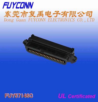 Conector do grau RJ21 50 Pin Female Centronic Champ IDC de TYCO 90 com grampo do fio