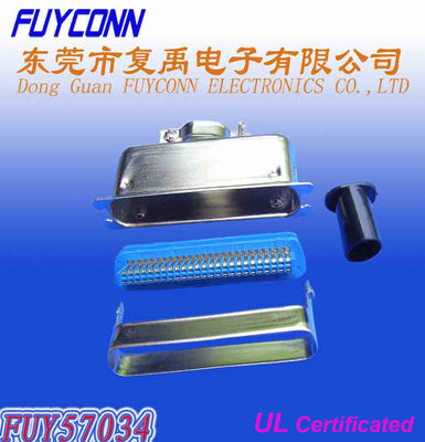 Conector de Pin tradicional de TypeSolder da tomada 180°Cable masculina do Pin de Centronic 50 com capa de Matel