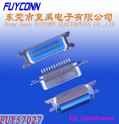14 UL certificado de Centronic da solda do campeão da linha central do Pin 2.16mm conector masculino