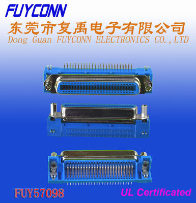 O conector fêmea da impressora do anjo do direito do PWB de 36 Pin Centronic com parafusos de Jack e a placa travam