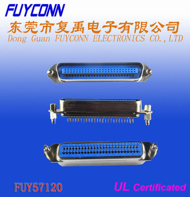 Conector de Pin do PWB 24 do homem do ângulo reto de Centronic com UL certificado
