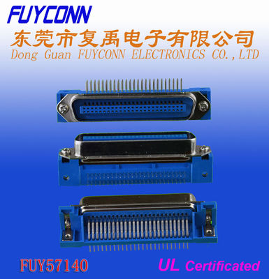 14 24 36 50 fixam do conector R/A masculino do PWB do ângulo direito de Centronic o UL habilitado