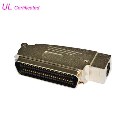 Amphenol 957 100 conector macho de Pin Plug IDC com tampa lateral do zinco da entrada do cabo