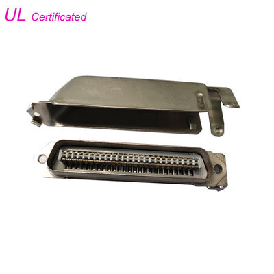 Conector de Pin da tomada 50 do conector masculino do costume PBT IDC com parafusos
