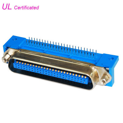 O conector do PWB do ângulo direito do campeão do Pin de Centronic 50, os conectores de fita masculinos certificou o UL