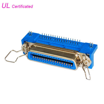 Ângulo direito 36 Pin Female Champ Connector de Centronic 2.16mm pretos ou azuis