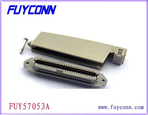 Conector da solda de 50 Pin Solder Champ Connector Female com alojamento plástico de 90 graus