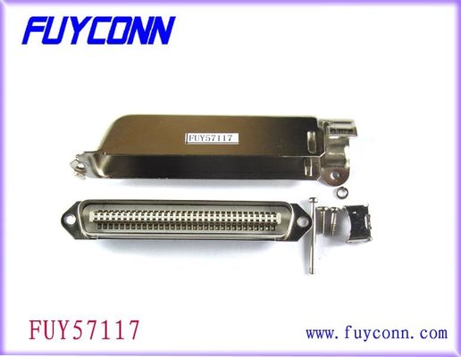 Tipo do homem do conector da tomada do conector IDC do Centronics do Pin do grau RJ21 64 de Amphenol 90
