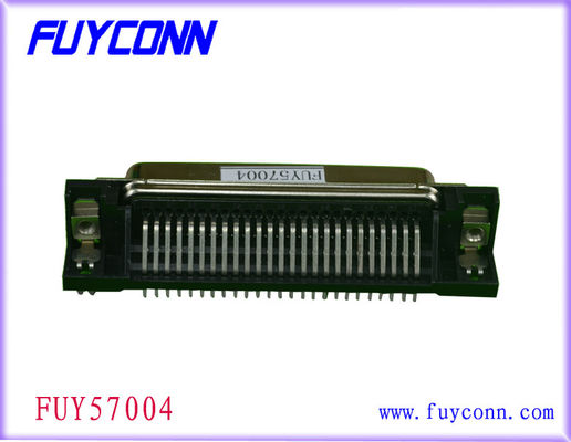 Conector fêmea de ângulo direito do PWB de 14 Pin Centronic Ribbon com o fechamento da placa do PWB