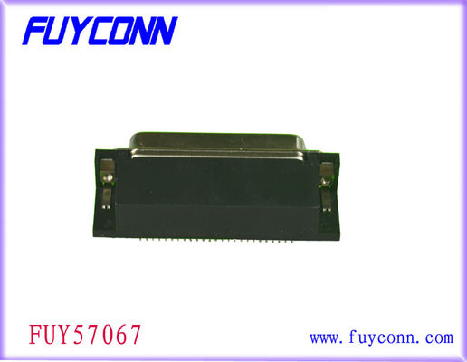 PWB do conector do Centronics do receptáculo de 100 Pin que monta o encabeçamento do ângulo de Righat