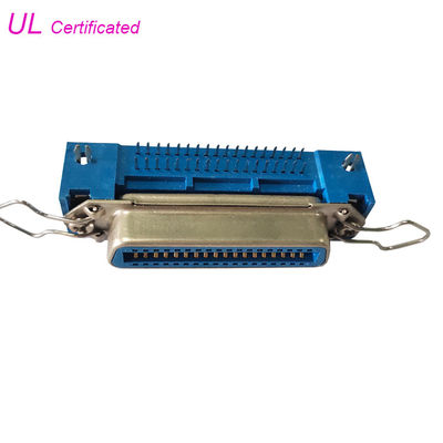 O conector fêmea de Centronic do ângulo direito do PWB de 14 Pin com fechamento do boad e a caução grampeiam