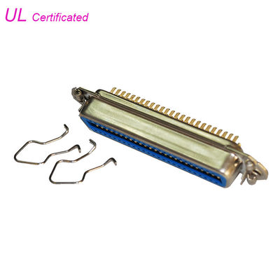 50 36 24 14 Pin Centronic Solder Female Connector com mola travam o UL habilitado