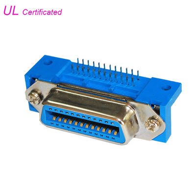 Conector de Pin fêmea do Centronics 36 do PWB do receptáculo com bronze de fósforo