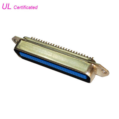 O tipo conector macho de 50 Pin Champ Centronic Solder Easy certificou o UL