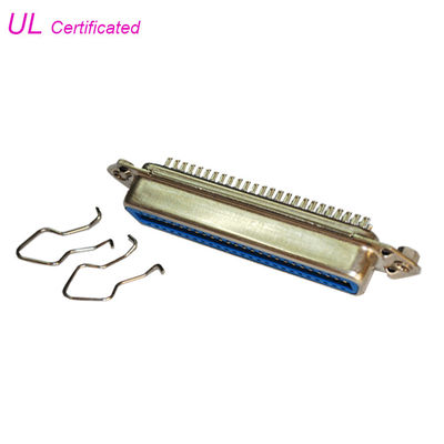 grampo da caução do campeão 36 50 Pin Centronic Solder Female Connector da linha central de 0.085in