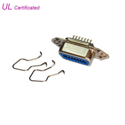 Conector fêmea da solda do Pin Centronic de DDK 14 com o UL certificado grampo da caução