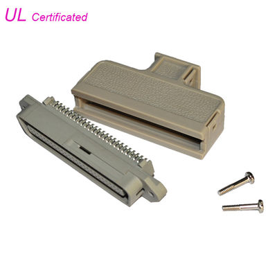 Tyco 180 conector de Pin masculino da solda 50 de Centronic do grau com o UL habilitado da tampa plástica