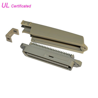 Conector da tomada de Centronic da solda do Pin do grau 50 de Tyco 90 com o UL habilitado da tampa plástica