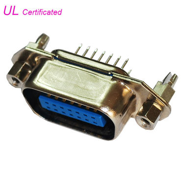 O conector 24pin 36pin 50pin do PWB de Centronic 14 Pin Straight Angle Male com encanta a porca principal