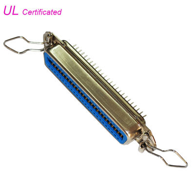 conector de 36Pin 50 Pin Female Solder Pin Centronics com trava da mola