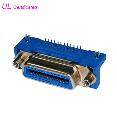 57 conector fêmea do PWB da série DDK 24 Pin Champ Centronic Right Angle da NC com parafusos grandes