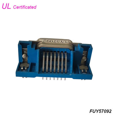 O conector fêmea de ângulo direito do PWB de Pin Centronic do campeão 14 certificou o UL