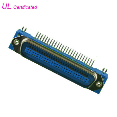 UL habilitado do conector do Pin Centronic do PWB 14 do ângulo direito da tomada DDK