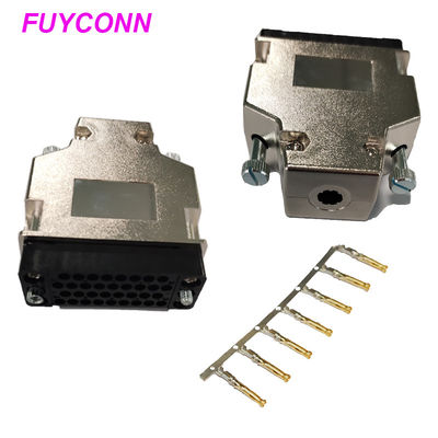 V.35 tipo de friso fêmea conector do router com L capa de plástico da forma